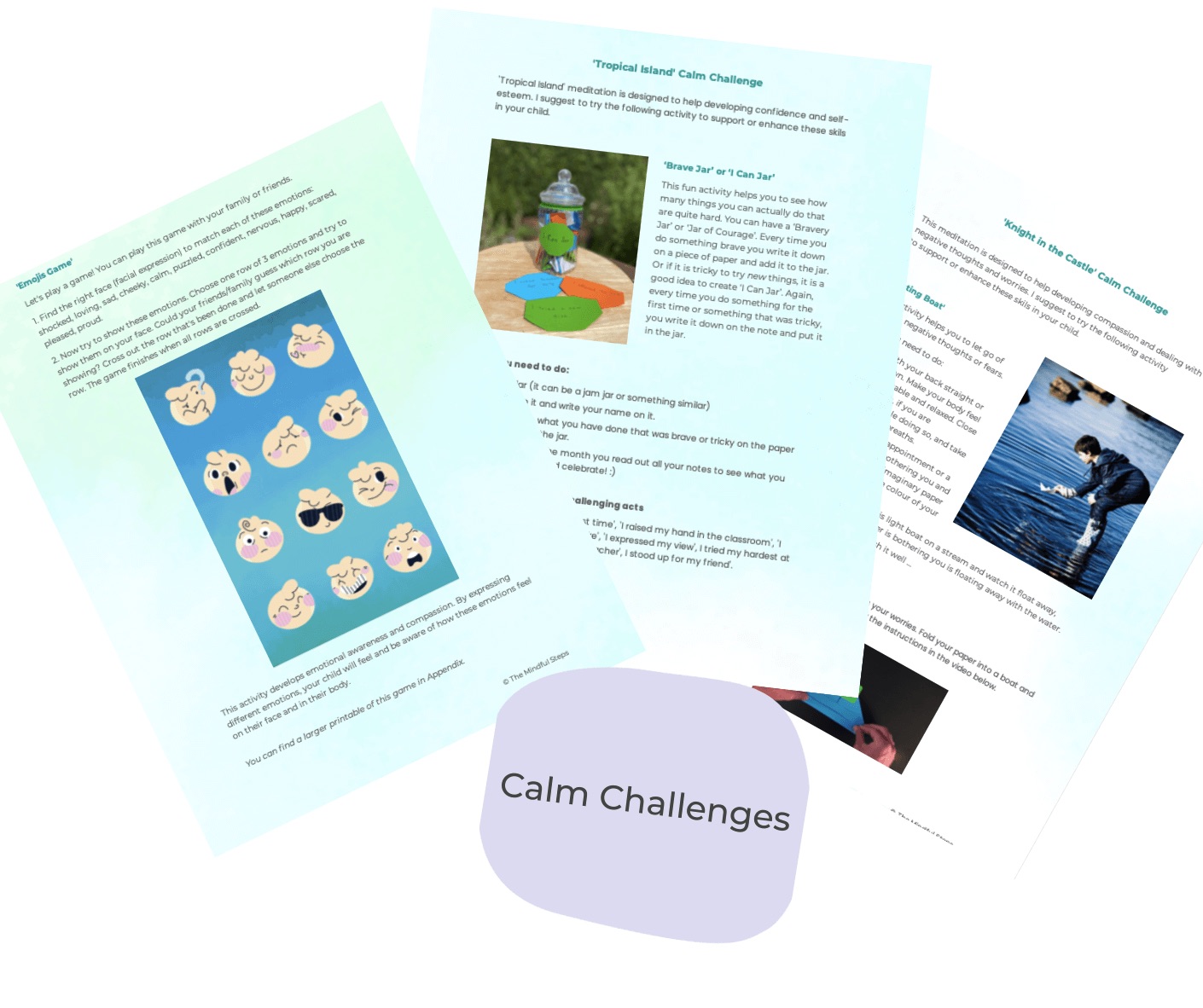 Calm challenges mindfulness resource